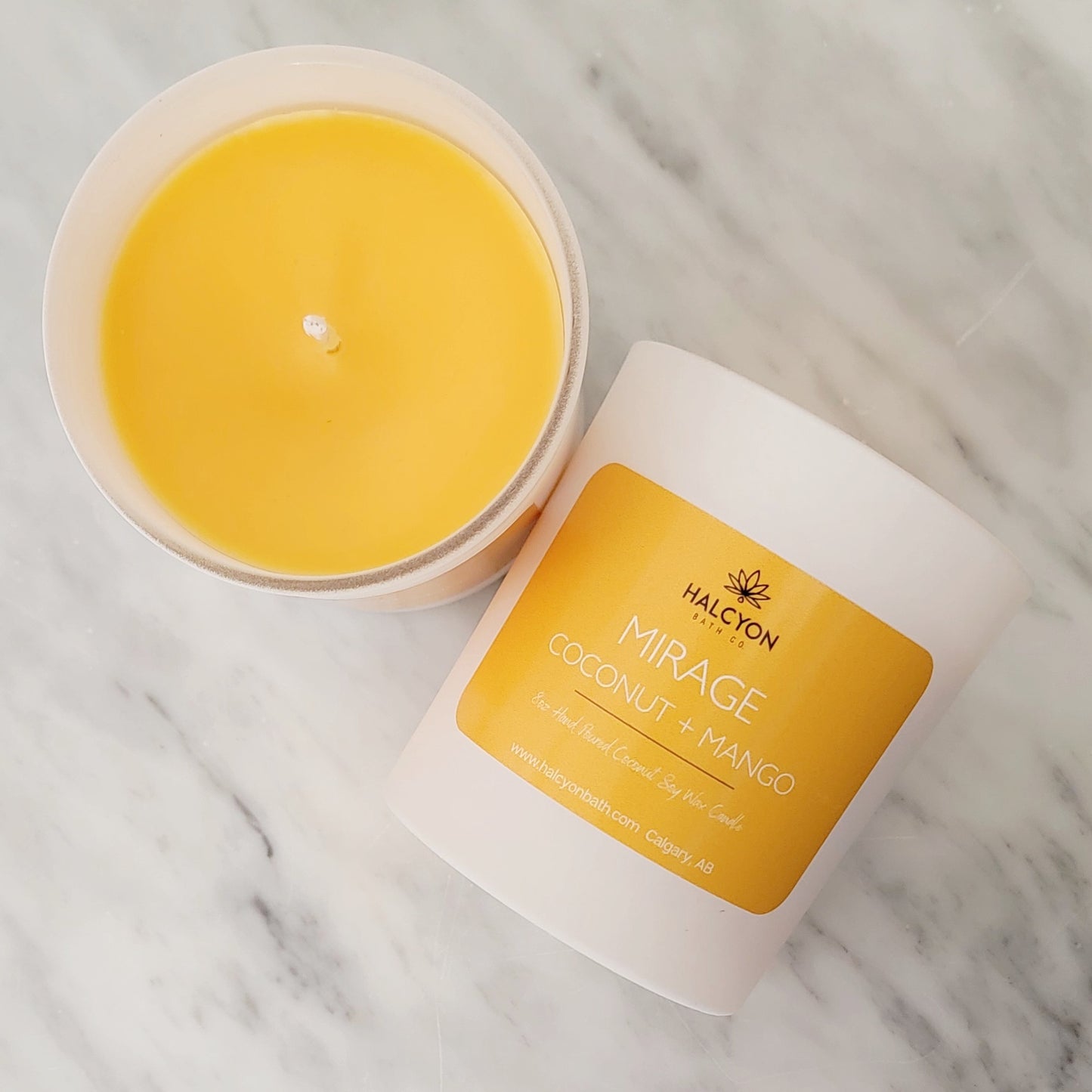 Mirage - Coconut + Mango Coconut Soy Candle 8oz