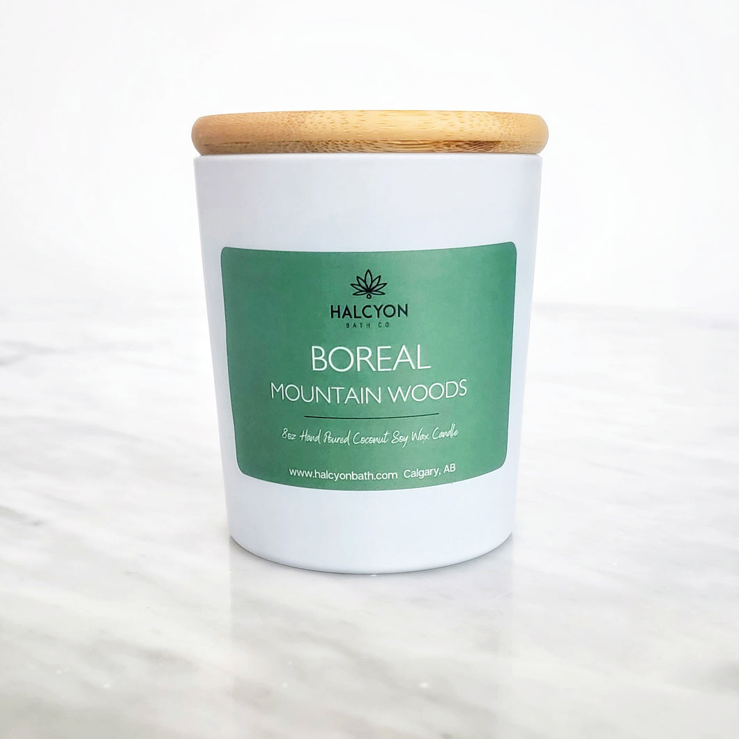 BOREAL - Mountain Woods Coconut Soy Candle 8oz.