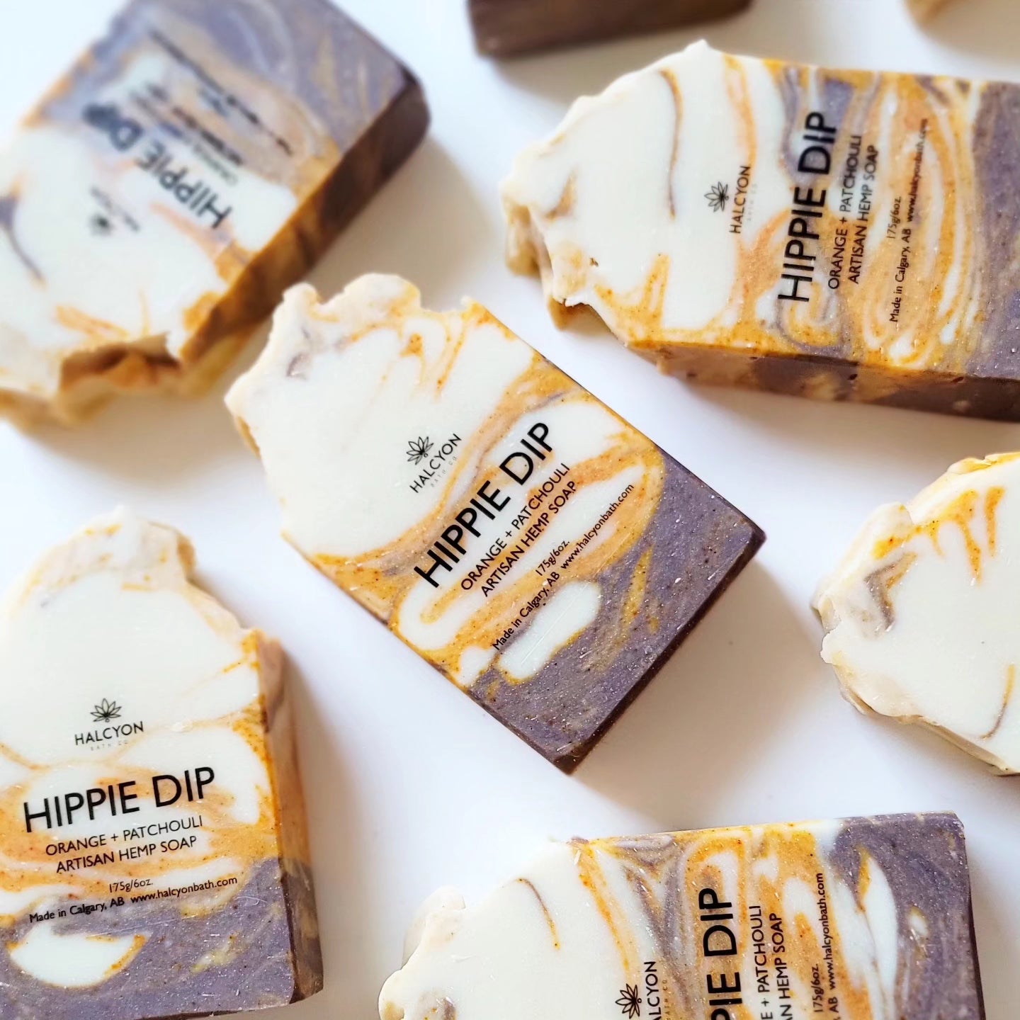 Hippie Dip Orange + Patchouli Hemp Soap