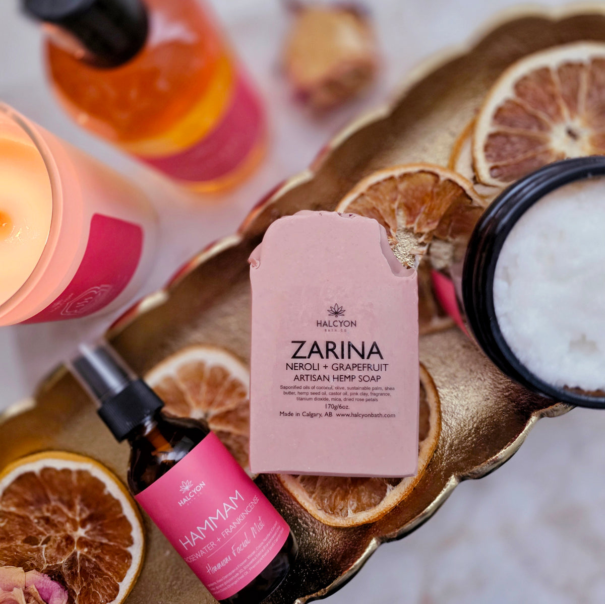Zarina | Grapefruit + Neroli Soap Bar