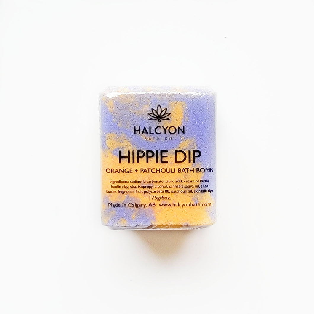 HIPPIE DIP - Patchouli + Sweet Orange Bath Bomb