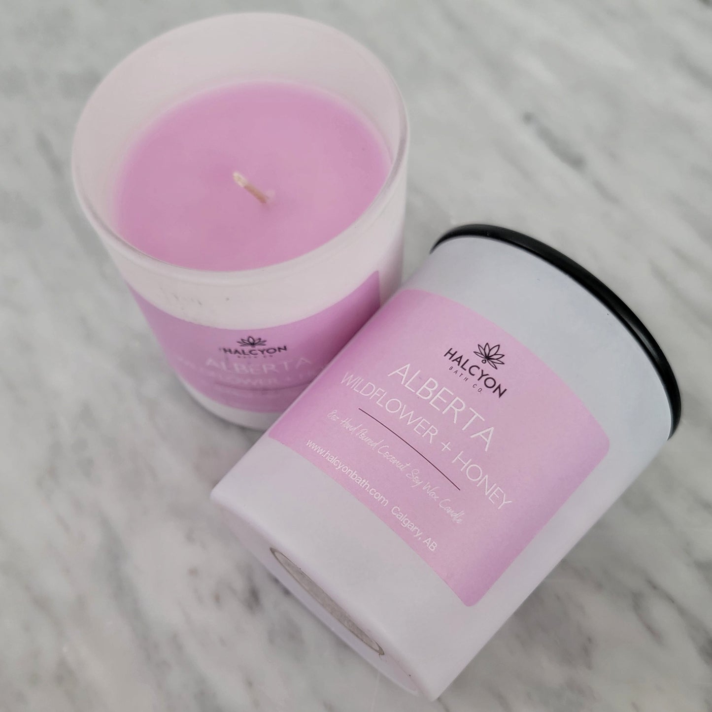 Alberta - Wildflower + Honey Coconut Soy Candle 8oz