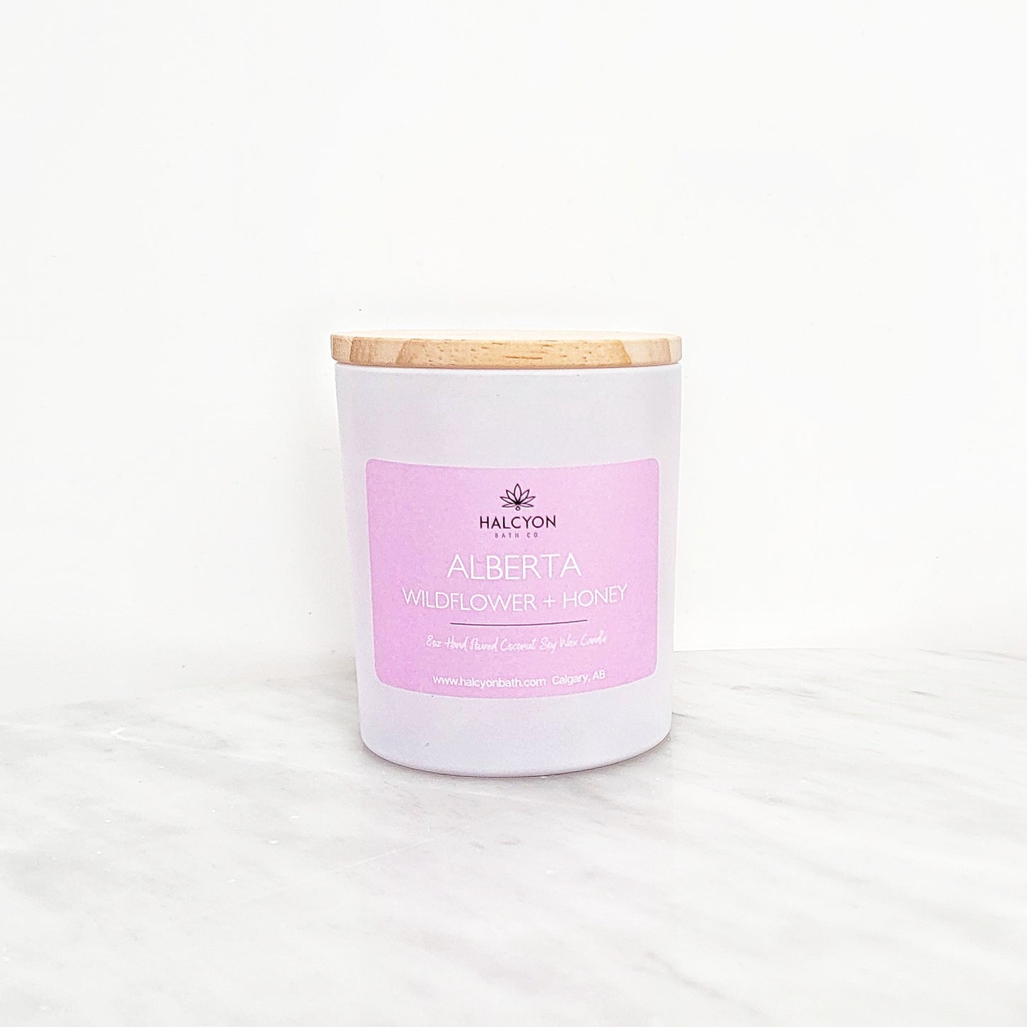 Alberta - Wildflower + Honey Coconut Soy Candle 8oz