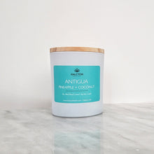 Load image into Gallery viewer, ANTIGUA - Pineapple + Coconut Soy Candle 8oz.
