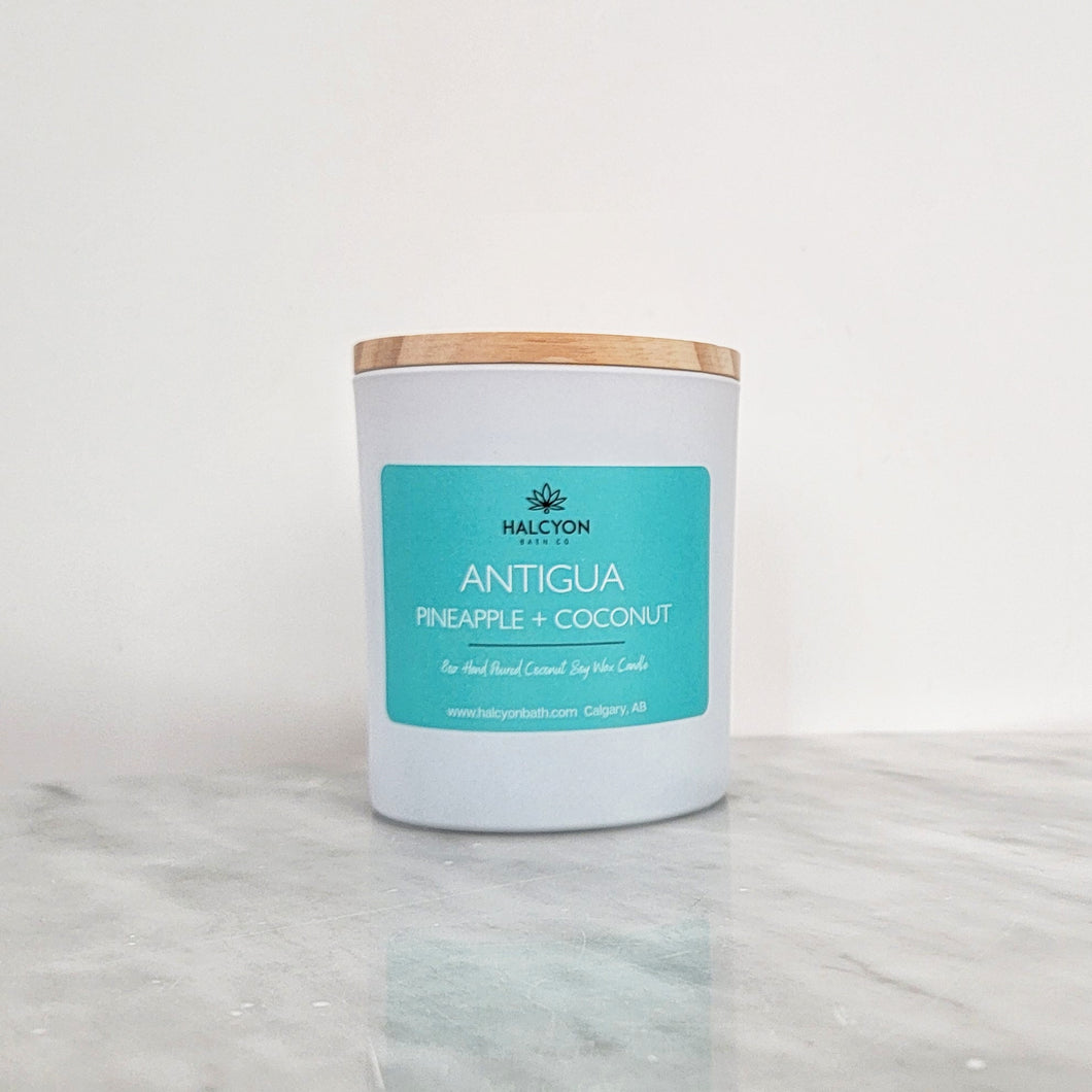 ANTIGUA - Pineapple + Coconut Soy Candle 8oz.