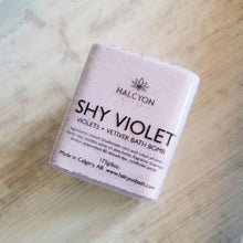 Load image into Gallery viewer, Shy Violet - Violet + Vetiver Bath Bomb
