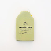 Load image into Gallery viewer, Green Goddess Lemongrass + Avocado Hemp Soap
