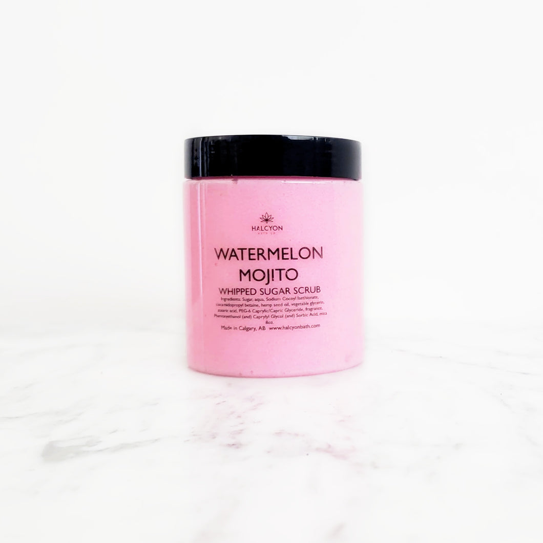 Watermelon Mojito Whipped Foaming Sugar Scrub 8oz