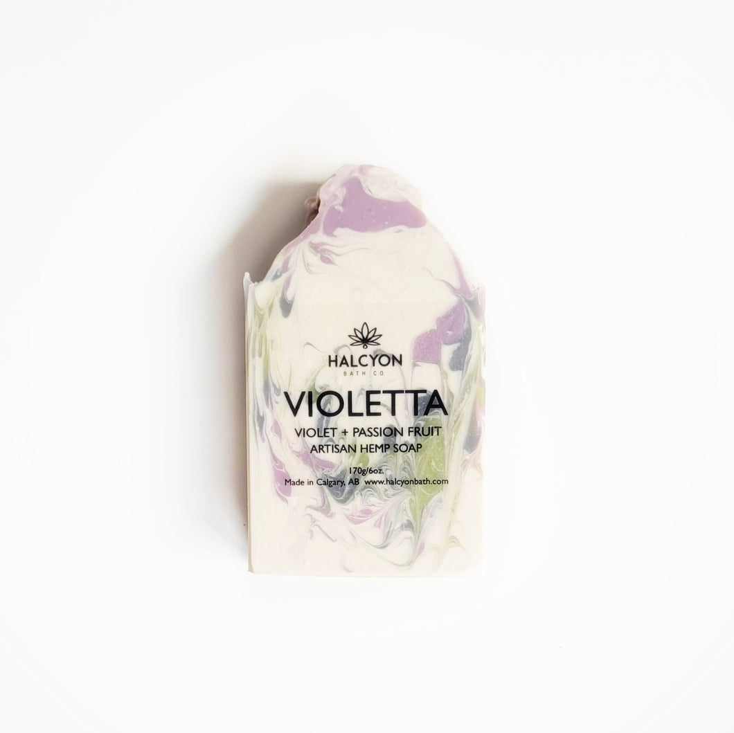 Violetta - Violet + Passion Fruit Hemp Soap