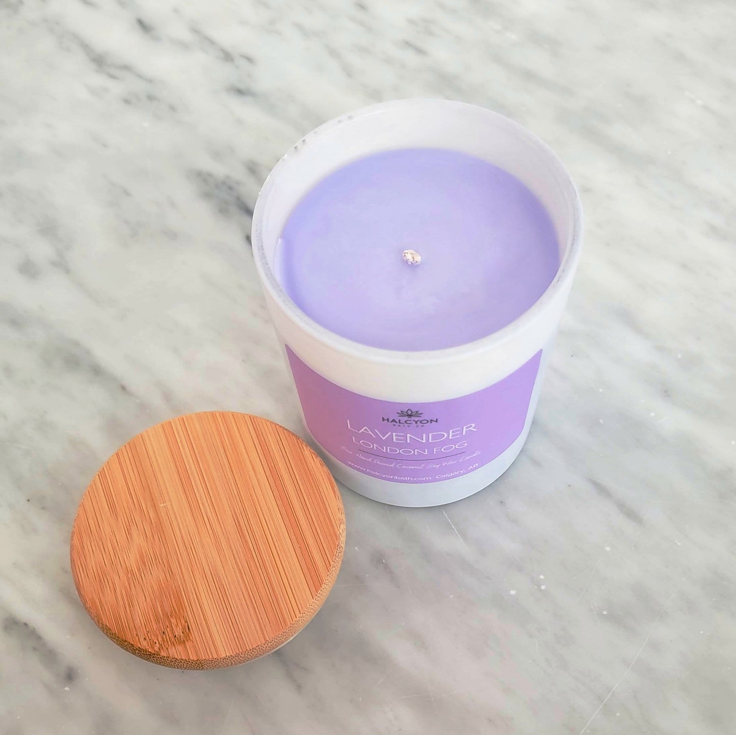 Lavender London Fog Coconut Soy Candle 8oz.