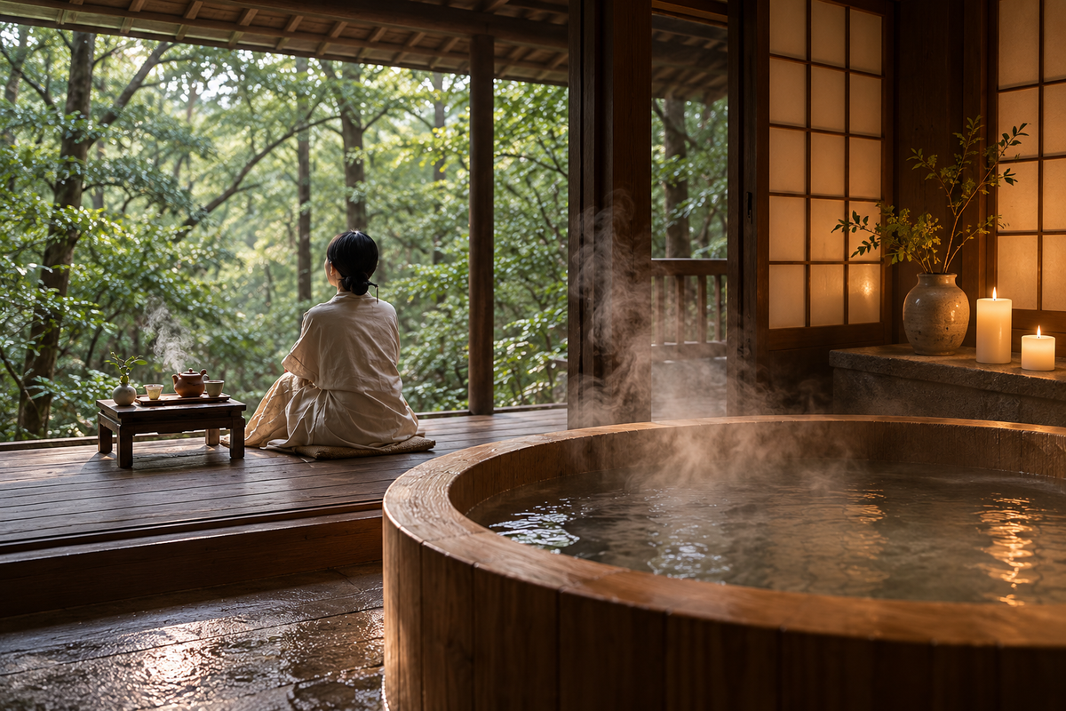 Onsen |  Mandarin + Hinoki Rice Bran Body Butter