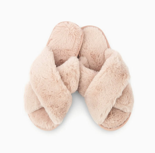 Slippers - Plush Crossband