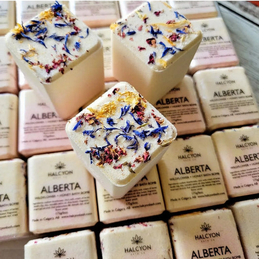 Alberta - Wild Flower + Honey Bath Bomb