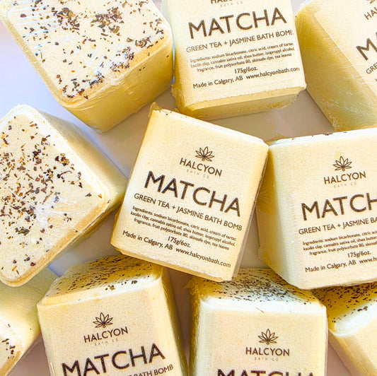Matcha - Green Tea + Jasmine Bath Bomb
