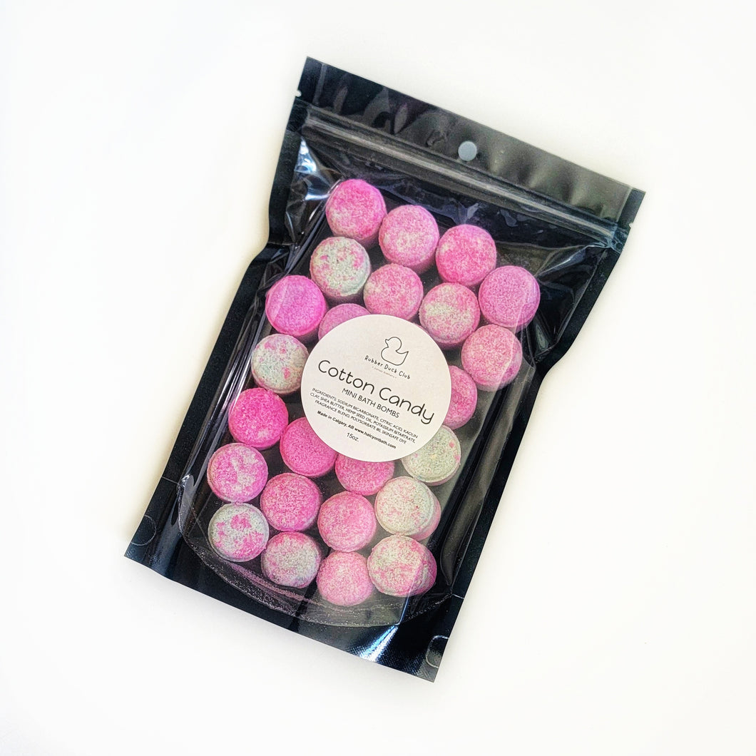Cotton Candy Mini Bath Bombs 15oz.