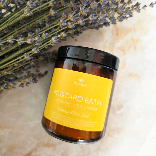 Mustard Bath Soak - Lavender, Litsea + Ginger
