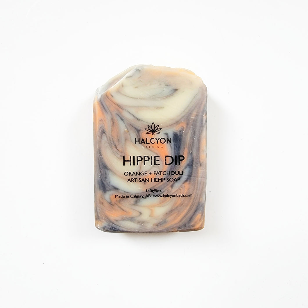 Hippie Dip Orange + Patchouli Hemp Soap