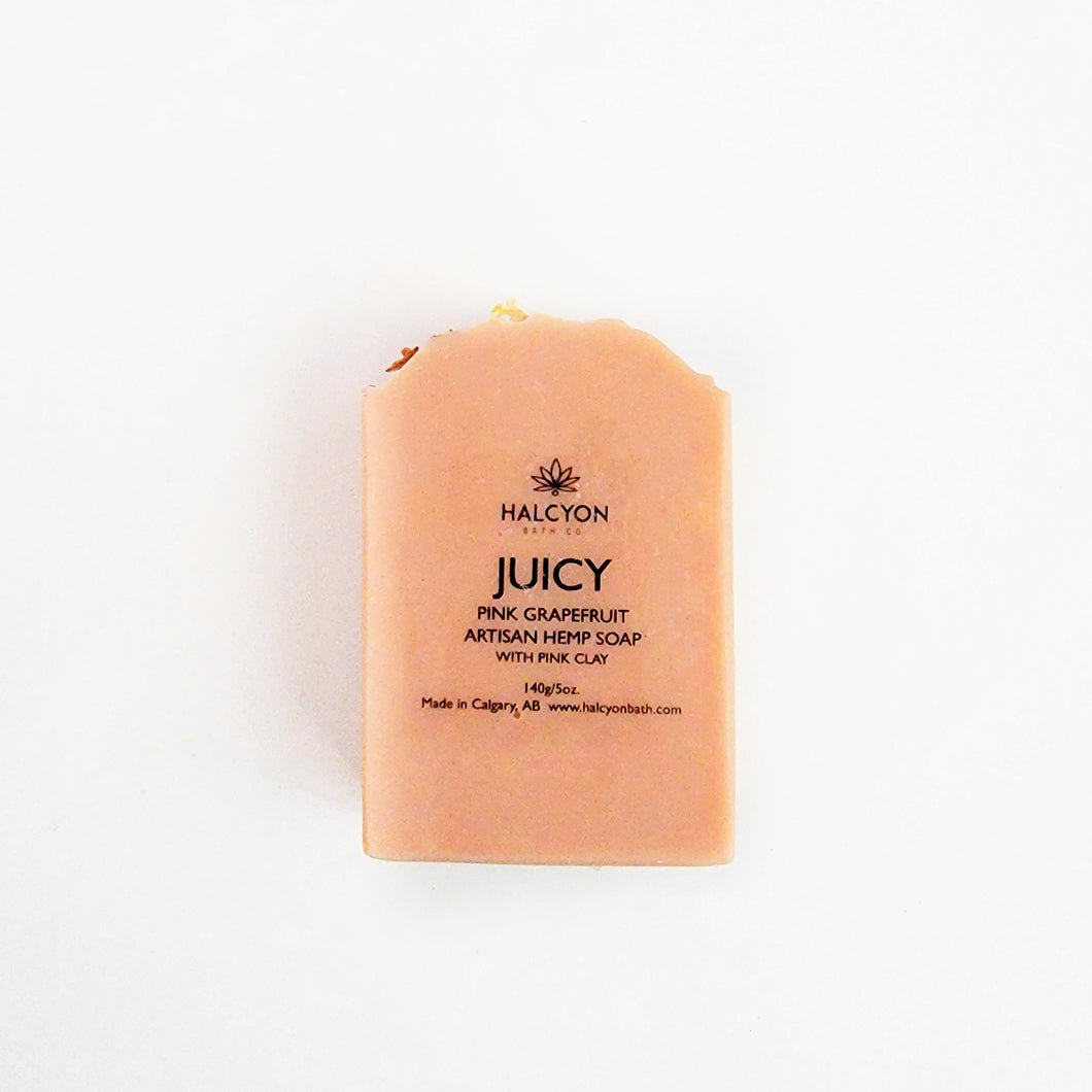 Juicy Pink Grapefruit Hemp Soap