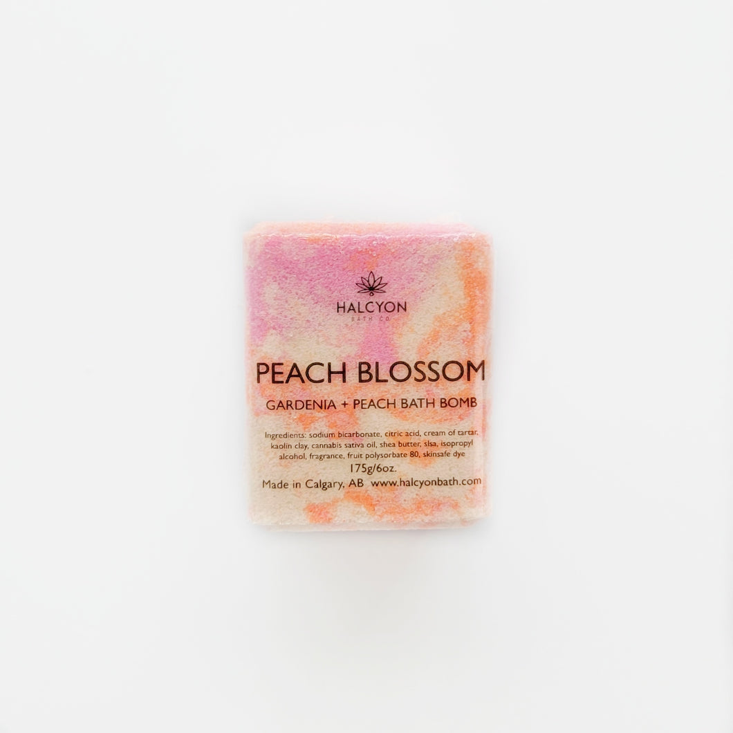 NEW! Peach Blossom - Gardenia + Peach Bath Bomb