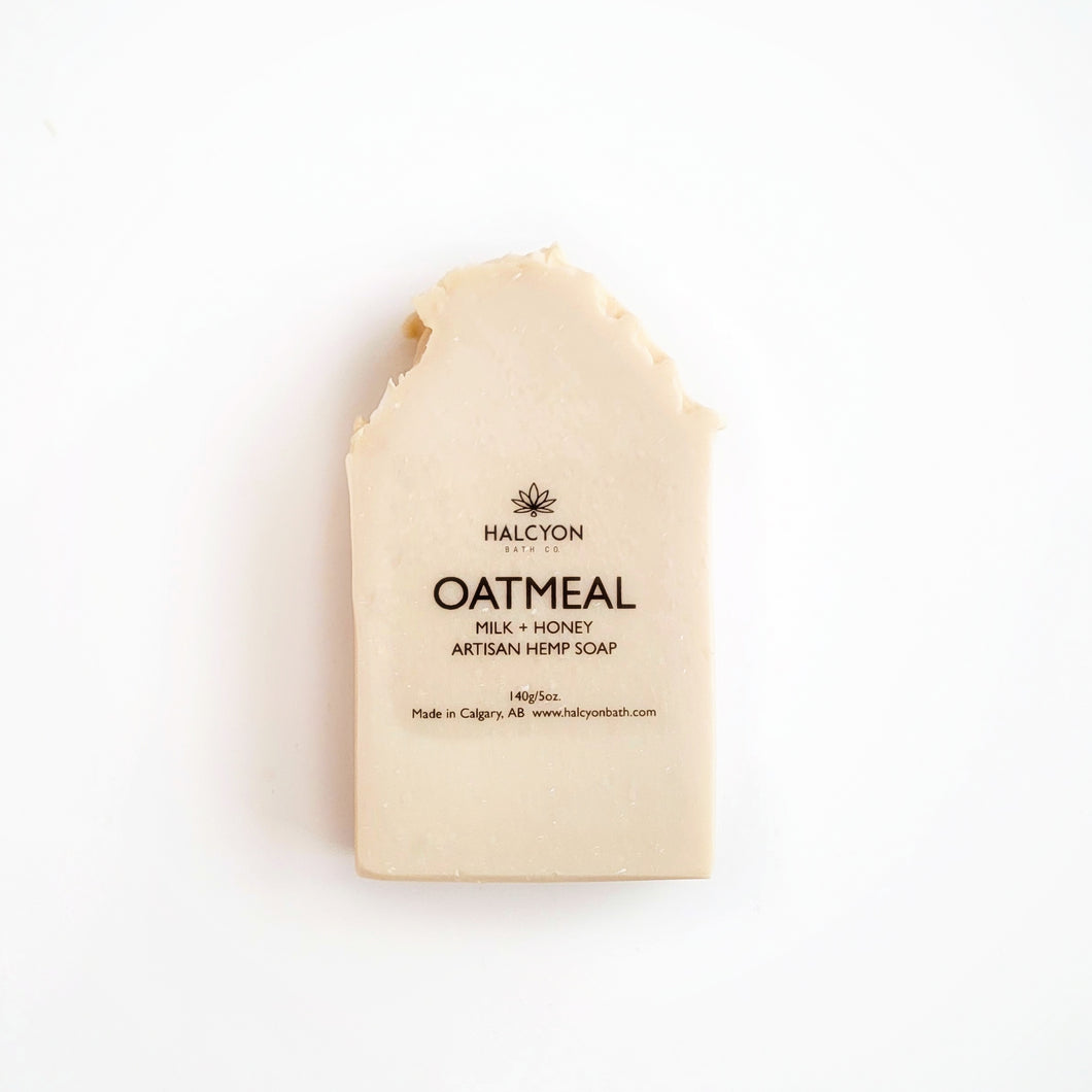 Oatmeal Milk + Honey Artisan Hemp Soap
